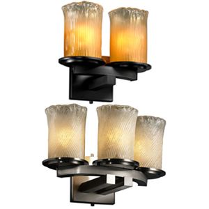 Veneto Luce Dakota Curved Bath Bar by Justice Design Group - Starlight Lighting USA and Canada